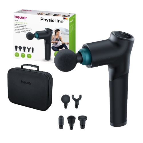 Pistola de masaje, Massage Gun con accesorios, potente masaje de pun