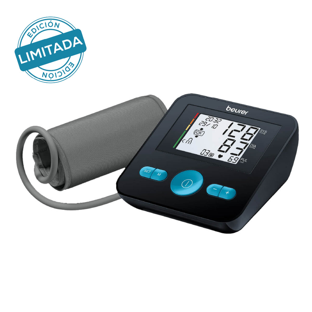 Monitor de presión arterial baumanómetro digital de brazo con detector de arritmias BM27SBF23 - Marca beurer