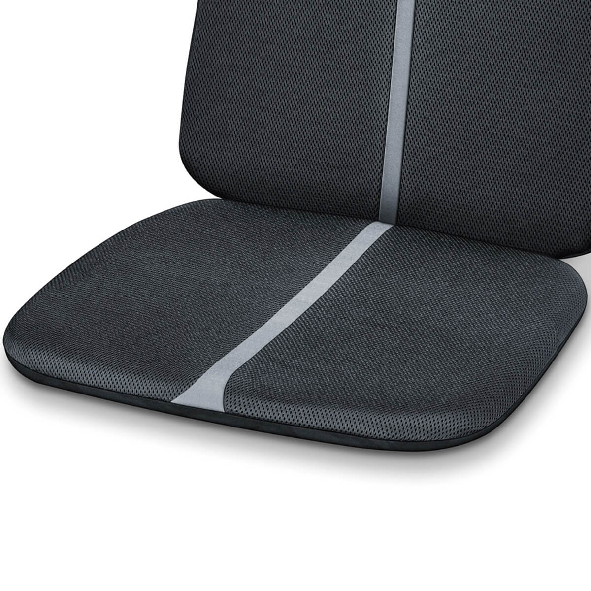 Asiento de masaje Shiatsu, 4 cabezales, función de calor, 3 regiones de masaje (1183632064559)