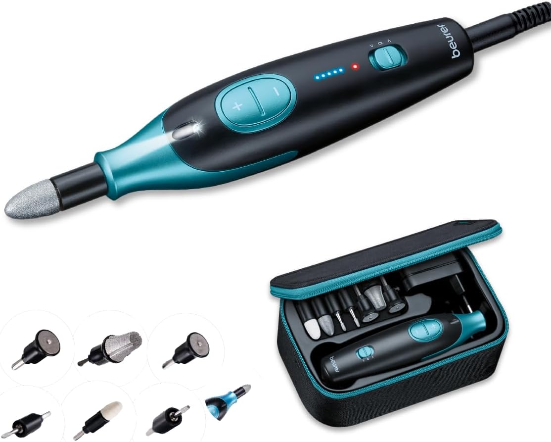 Kit Eléctrico Profesional de Manicure y Pedicure con Taladro / Drill para Uñas Limited Edition - Marca beurer