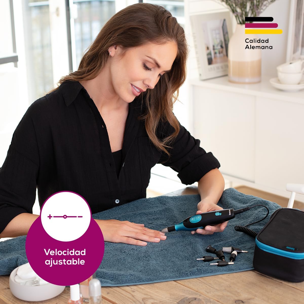 Kit Eléctrico Profesional de Manicure y Pedicure con Taladro / Drill para Uñas Limited Edition - Marca beurer