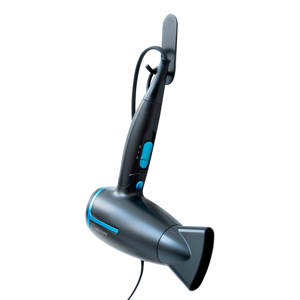 Secadora de viaje para cabello con mango plegable ergonómico 2 niveles de velocidad / HC25BF23 - Marca Beurer