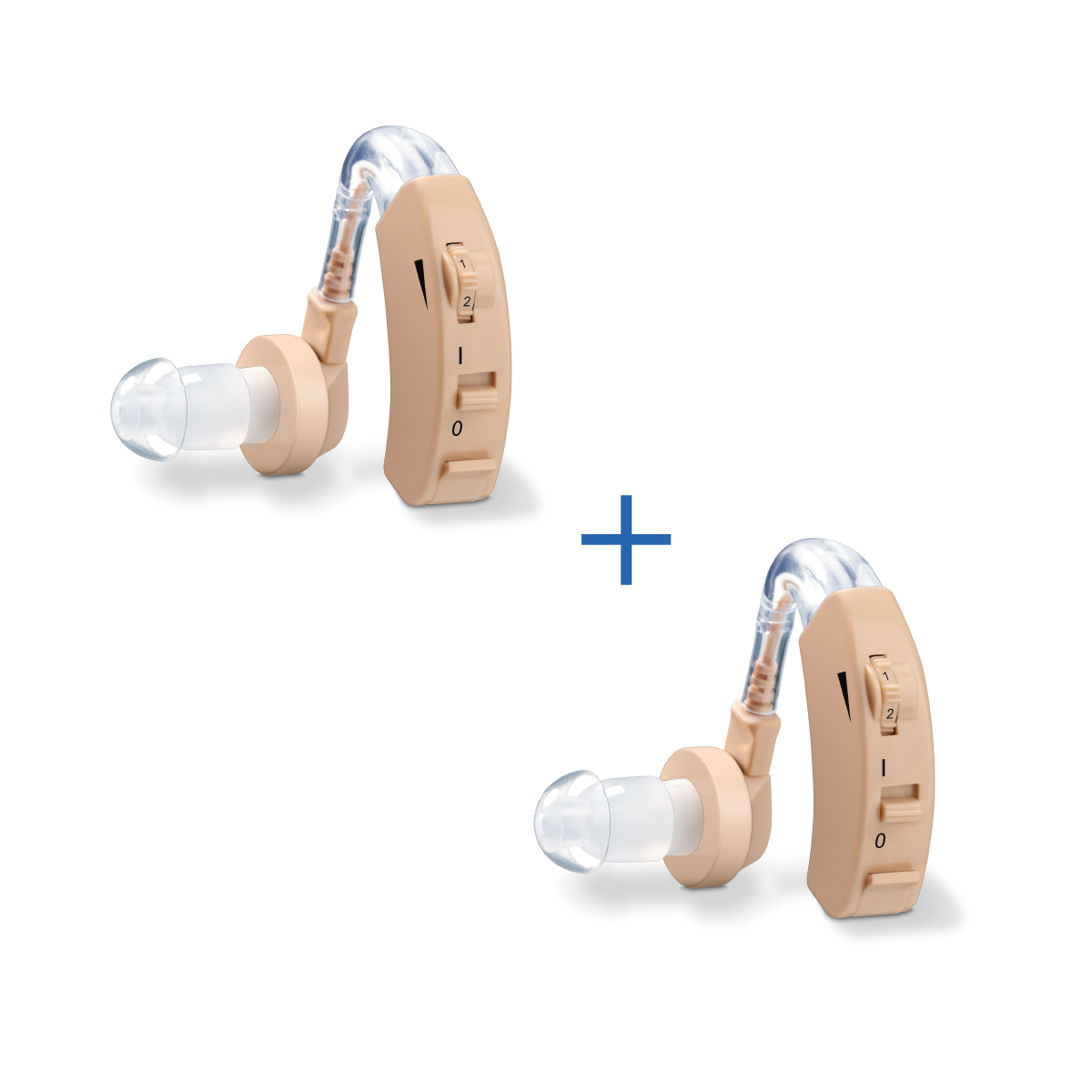 KIT Aparato Auditivo HA20 (2pzs) Marca Beurer / Amplificador Auditivo Beurer, Auxiliar para Oído