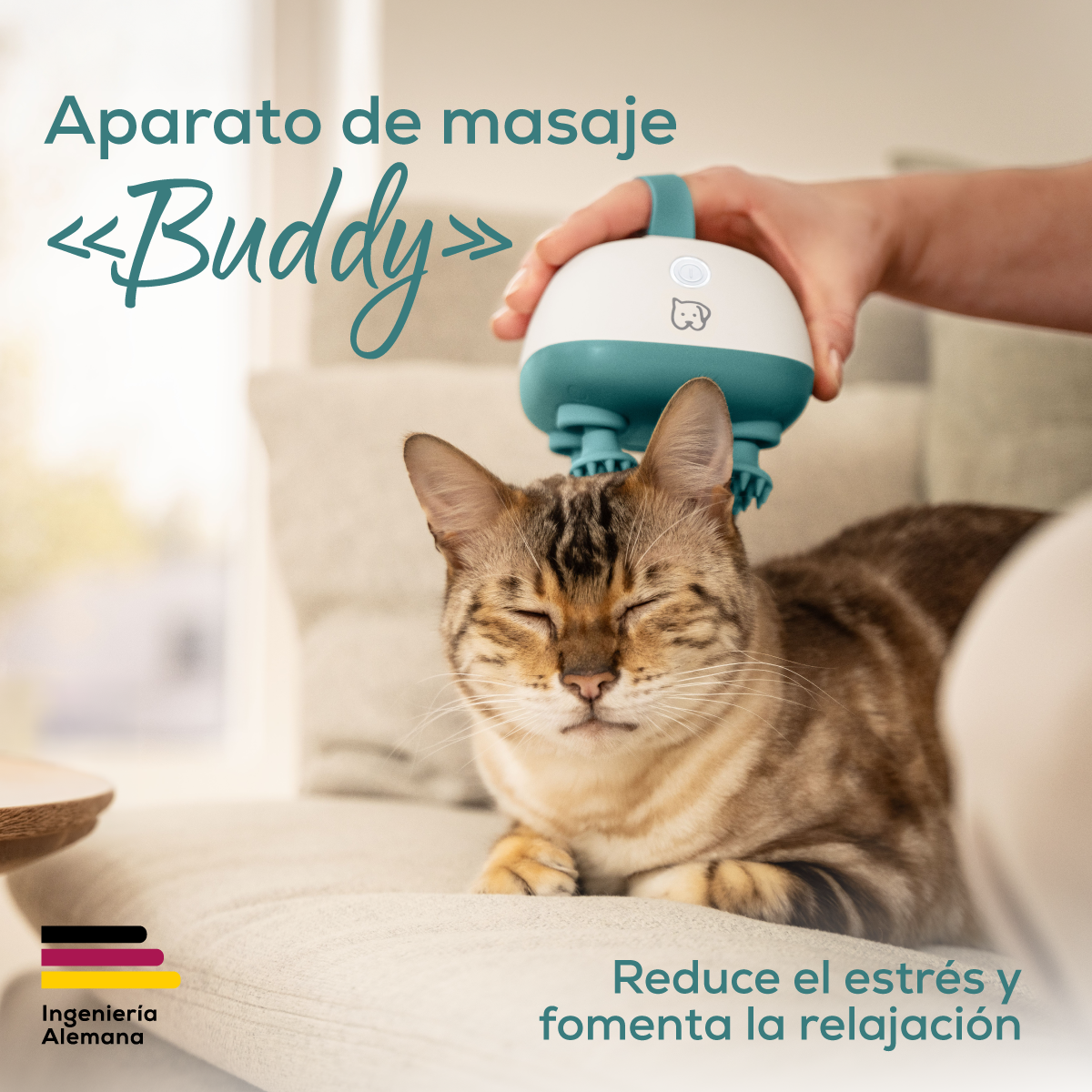 Masajeador relajante para Perros y Gatos "Buddy" - Marca Beurer