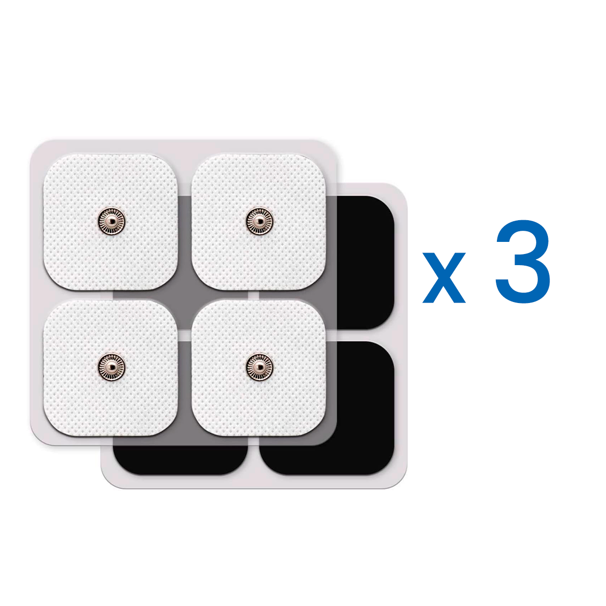 Kit de 3 Paquetes de Parches Electrodos Chicos para Electroestimulador (4 pzas) / Parches SN-4848 x3 Marca beurer