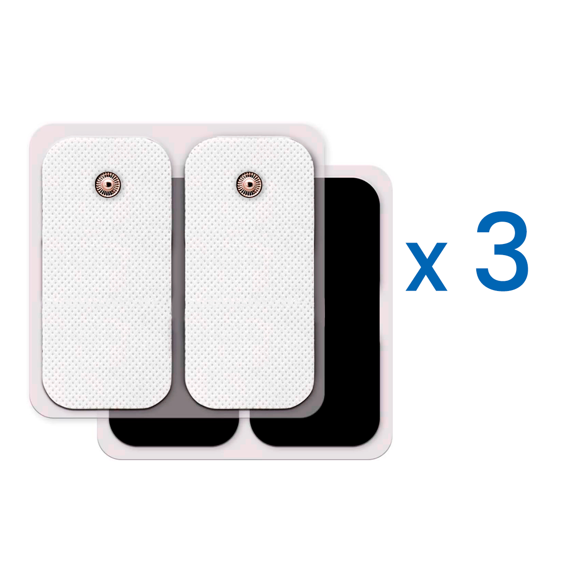 Kit de 3 Paquetes de Parches Electrodos Grandes para Electroestimulador (2 pzas) / Parches SN-50900 x3 Marca beurer
