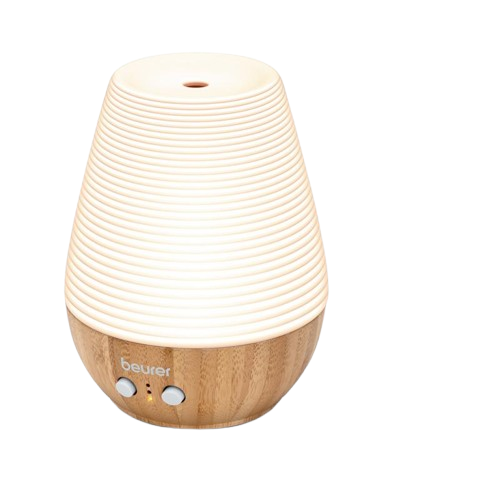 Difusor de Aroma con Luz LED de Bambú y Porcelana / LA40 Marca beurer®