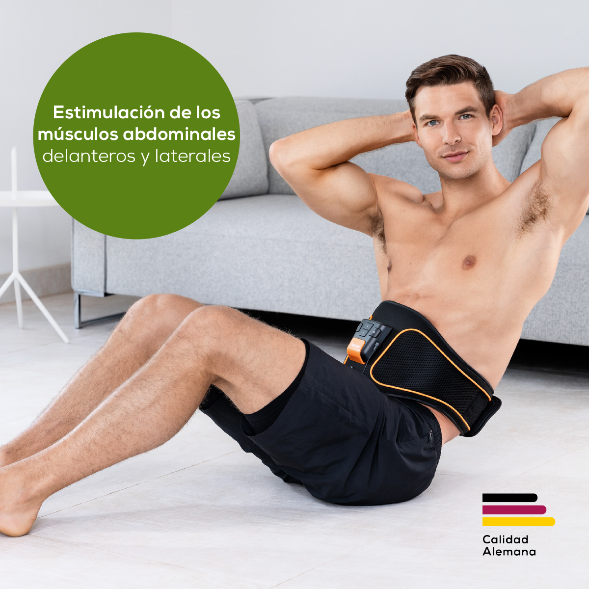Cinturón de Electroestimulación para Músculos Abdominales / EM37 Marca beurer®