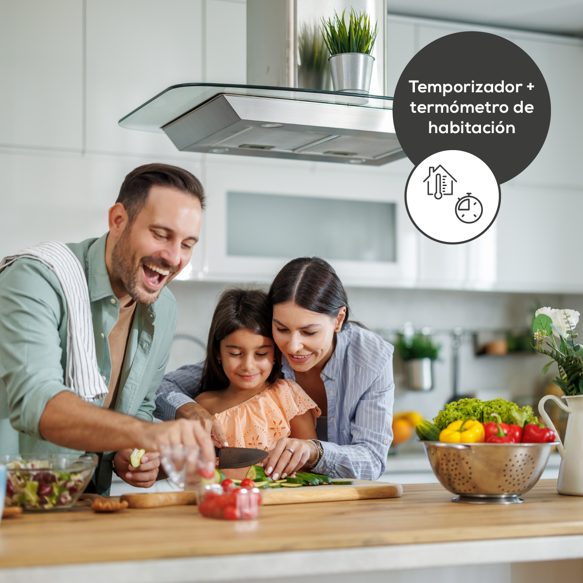 Balanza de Cocina Digital, Bowl Grande de Acero Inoxidable con Temporizador, Termómetro Ambiental / KS54 Marca Beurer®