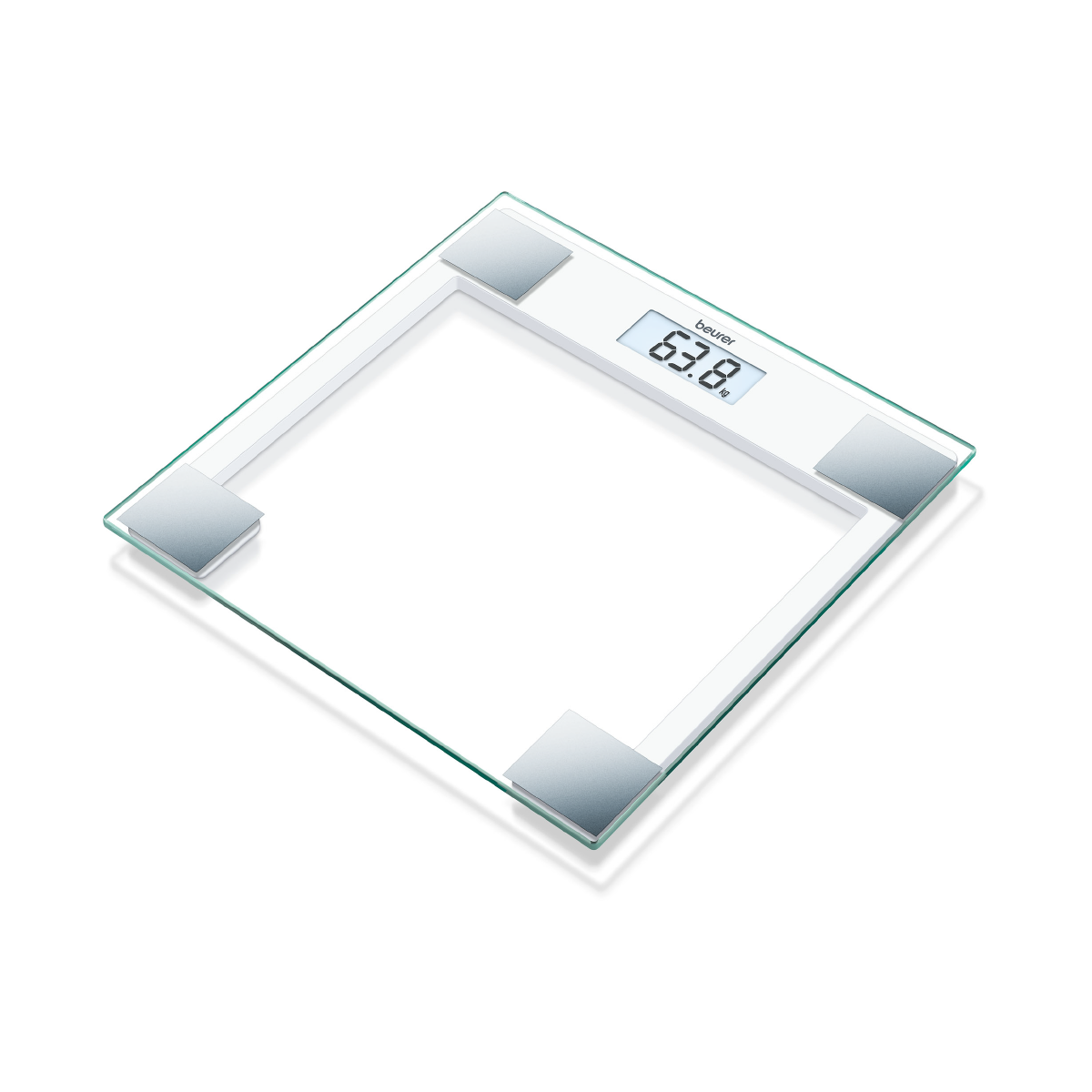 Báscula Diagnóstica de Baño para Personas GS14 con Superficie de Vidrio, Pantalla LCD y Autoencendido / GS14 Marca Beurer