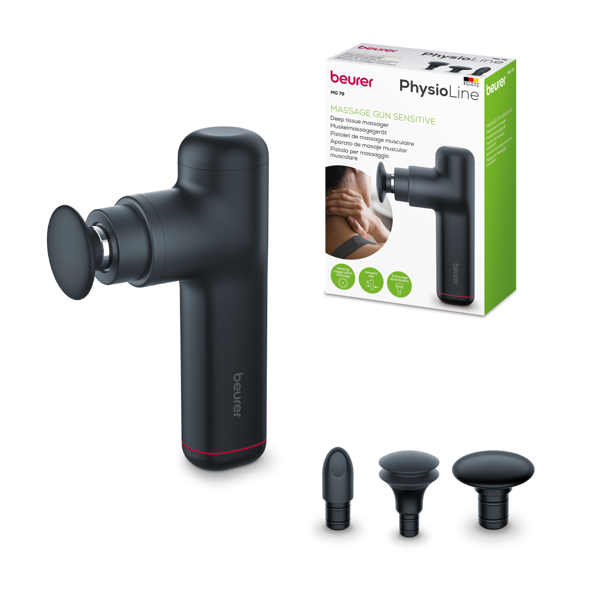 Masajeador Eléctrico Maquinas Masaje Facial Pistola De Masaje MG79