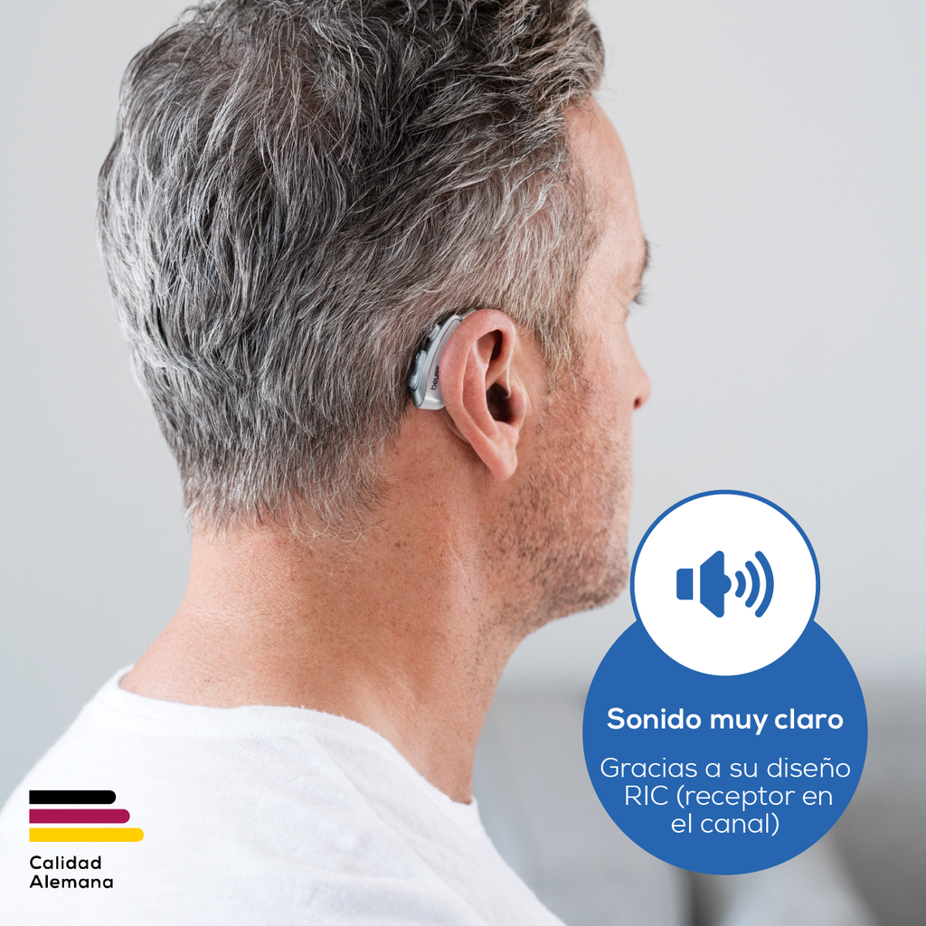 Aparato Auditivo Recargable HA85 (2pza) Beurer / Amplificador Auditivo Beurer, Auxiliar para Oído