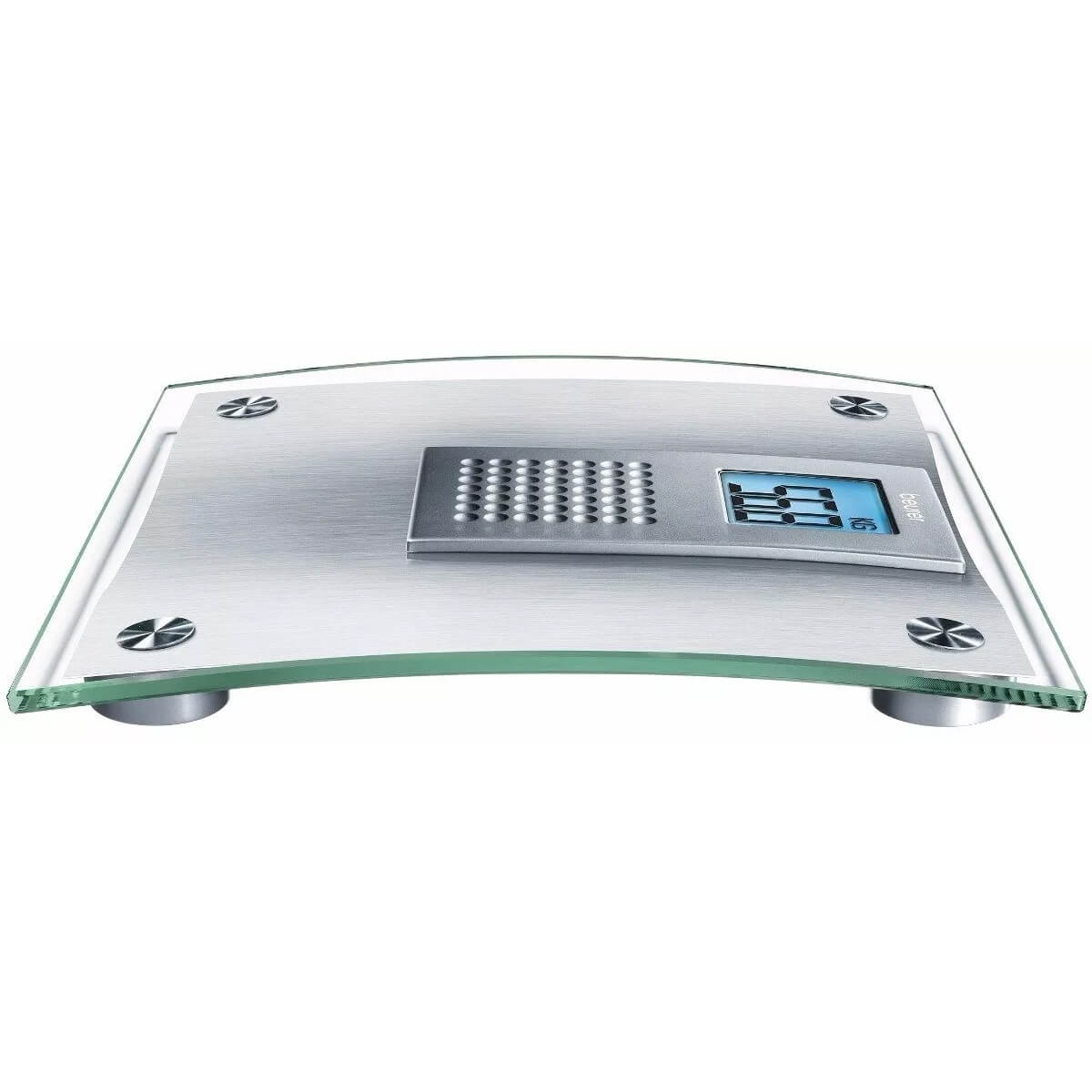 Báscula de diagnóstico, gran pantalla LCD azul, aluminio curvado de alta duración,  diseño vanguardista (1191194591279)